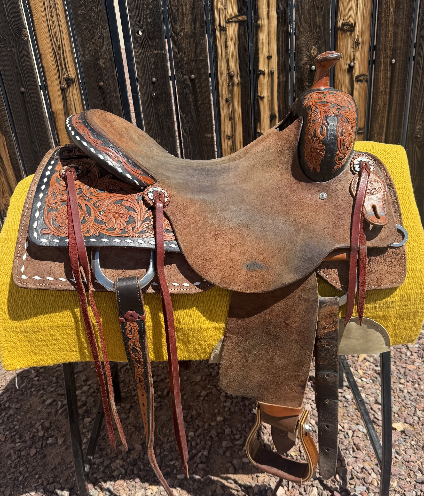 SRS Ranch Saddle — full right side view
